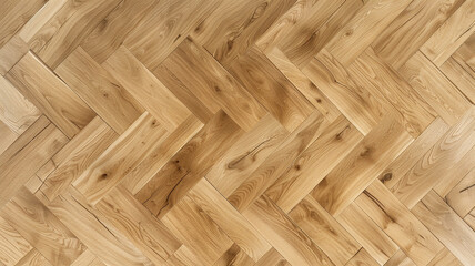 brown oak wooden floor background. Herringbone pattern parquet backdrop. - Pale natural hardwood texture