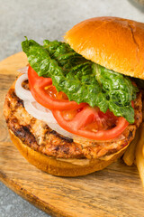 Wall Mural - Grilled Chipotle Chicken Burger