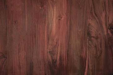 Wall Mural - Old wood texture background with natural cracks. Dark brown wood plank is used for background.