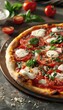 © Pungu x - Discover the authentic taste of Italy with the iconic Pizza Margherita, featuring fresh tomatoes, mozzarella cheese, and basil