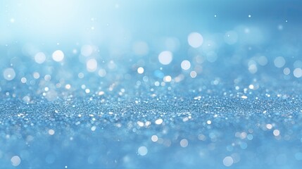 twinkle light blue glitter background