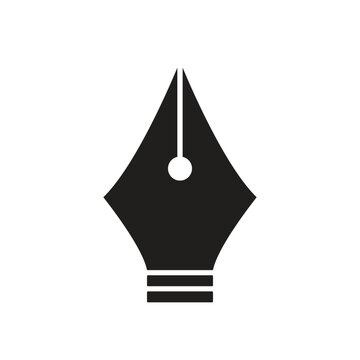 Pen Tool Icon Vector Illustration Flat Design