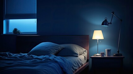 Poster - serene blue light sleep