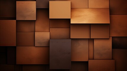 Canvas Print - composition brown background abstract