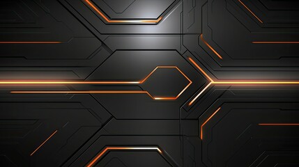 Aufkleber - lines gray technology background
