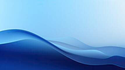 Poster - design modern blue background