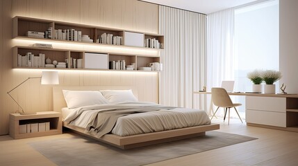 Sticker - calm minimalist interior design