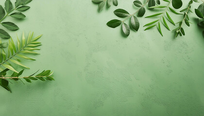 Wall Mural - Abstract pastel green color wallpaper. Cement concrete texture wall for your design.