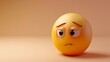 © Tae-Wan - Generate an AI-generated image of a worried emoji deep in thought.