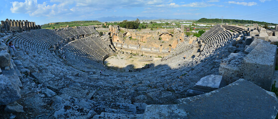 Perge Ancient City in Antalya, Turkey.