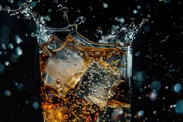 Aufkleber - A refreshing drink on a hot day
