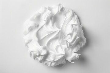 Aufkleber - A close-up shot of a white object sitting on a table