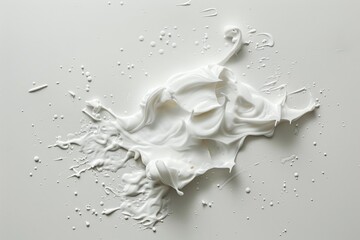 Wall Mural - A close-up shot of white powder on a table, often used in scientific or medical settings