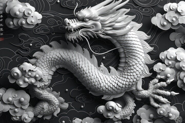 generate a depth map for a chinese pattern. generative ai