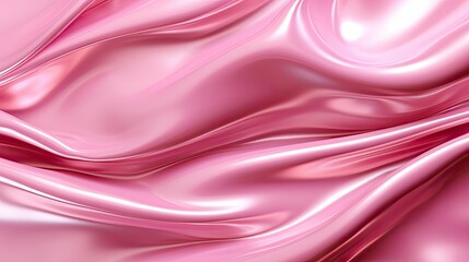 Canvas Print - reflective metallic pink background