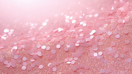 Canvas Print - delicate light pink glitter background