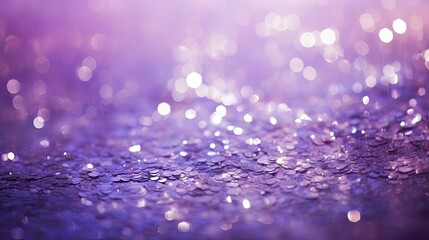 Canvas Print - particles glitter background purple