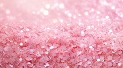 Sticker - shine light pink glitter background