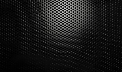 Black Metal background pattern. Metal grid texture banner
