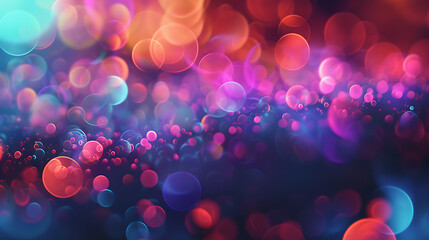 Wall Mural - Abstract dreamy sparkle multicolor bokeh pastel gradient wallpaper background