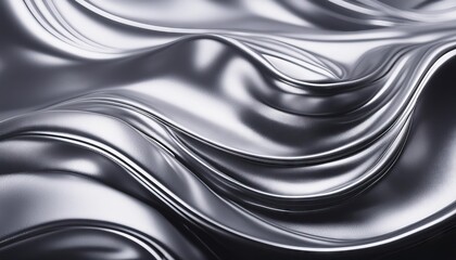 Wall Mural -  Liquid metallic texture 