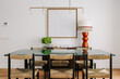 © Nibuya Qubik/Stocksy - dining table of modern design home