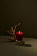 © Marc Tran/Stocksy - Cozy home interior decor, aromatic burning candles in glass