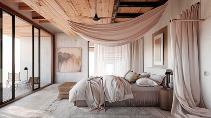 Wall Mural - interior of modern bedroom