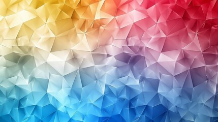 Fototapete - colorful gradient technology triangular abstract background, abstract polygonal pattern, concept of business background with colorful geometric shape