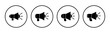 © AAVAA - Megaphone icon set. Loudspeaker icon vector.