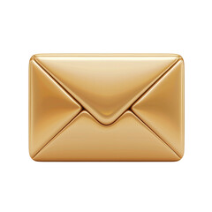Wall Mural - golden envelope icon