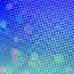 Wall Mural - Blue bokeh background for banners, posters, Ad, events, celebration and various design works