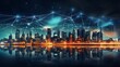 © pinkrabbit - 5G, 6G, Big data wireless network, high speed internet, cloud computing or connect diagram technology, Data storage, service, synchronize, online, financial, Connectivity global, smart city, Gen AI