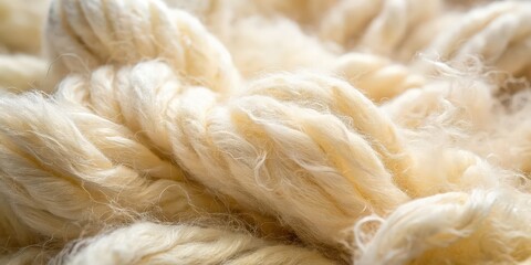 Sticker - Close up of soft and fluffy woolen fibers , textile, close-up, background, fluffy, soft, material, fabric, knit, sweater, warm