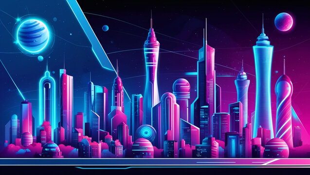 night city skyline