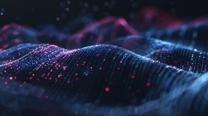 colorful wave and light trail background