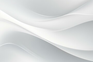 Aufkleber - an abstract design featuring smooth, flowing white and light gray waves creating a sense of motion a