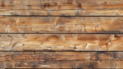 Close-up of wooden planks with natural texture and knots