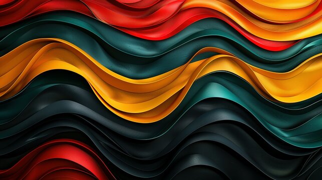 Juneteenth Tribute: Modern Black History Month Design