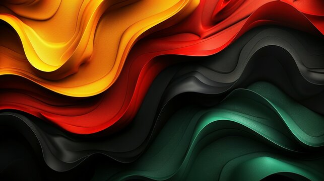 Juneteenth Tribute: Modern Black History Month Design