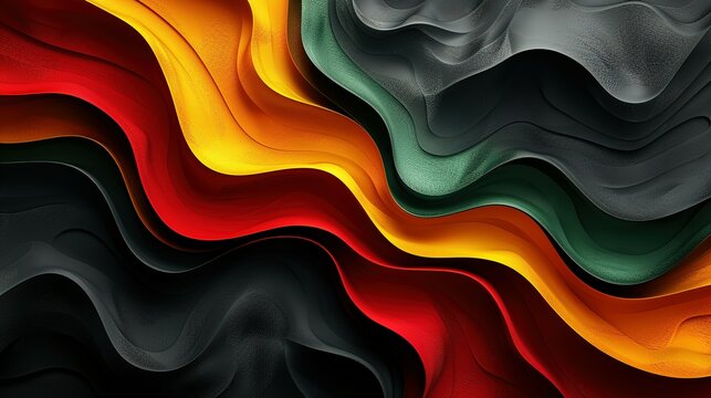 Juneteenth Tribute: Modern Black History Month Design