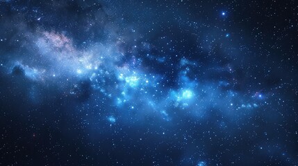 Wall Mural - milky way galaxy background with stars
