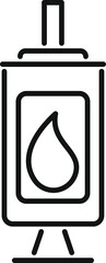 Sticker - This icon represents a biofuel heater, perfect for topics like renewable energy or sustainable living