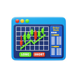 Poster - 3D Strategy for Derivatives Trading. 3D Icon