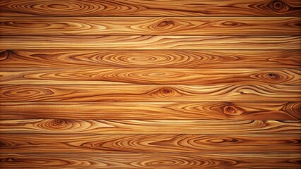 Wall Mural - Richly detailed, warm-toned, horizontal brown wood grain background featuring timber veneer texture for parquet flooring and construction borders.