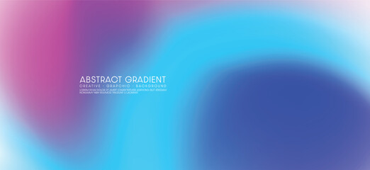 Wall Mural - Abstract gradient blurred design for banner and poster graphic design. Vector illustration