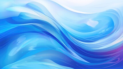 Wall Mural - blue abstract background with wave patterns 