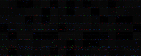 Sticker - Static RGB noise lines. Interference texture. Glitch vhs pixel noise stripes wallpaper. Lost or bad TV signal screen. Rippled video tape background. Image distressed backdrop effect. Vector rgb crt tv