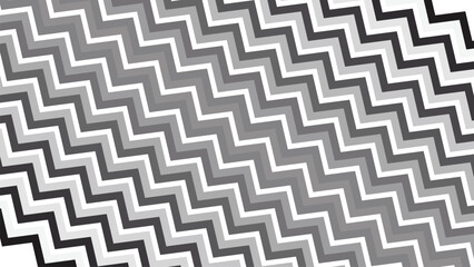 Wall Mural - Gray zig zag seamless pattern background vector image