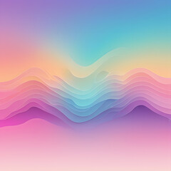 Fototapete - Smooth Gradient Background: An image with seamless gradient transitions between different colors, forming a soft and harmonious backdrop.